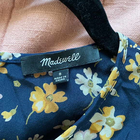 100% Silk Madewell Dress - Picture 4 of 5